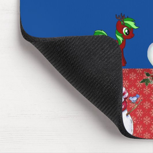 Snowman Mouse Pad Mousepad (Ecke)