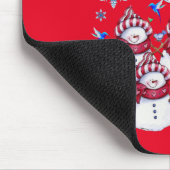 Snowman Mouse Pad Mousepad (Ecke)