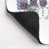 Snowman Mouse Pad Mousepad (Ecke)