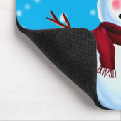 Snowman Mouse Pad Mousepad (Ecke)