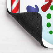 Snowman Mouse Pad Mousepad (Ecke)