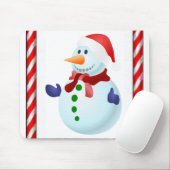 Snowman Mouse Pad Mousepad (Mit Mouse)