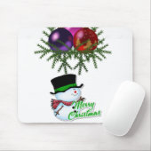 Snowman Mouse Pad Mousepad (Mit Mouse)