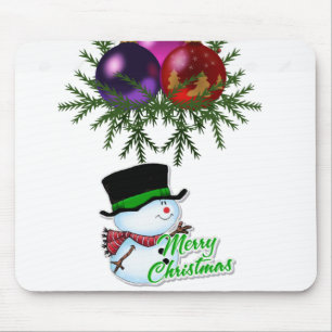 Snowman Mouse Pad Mousepad