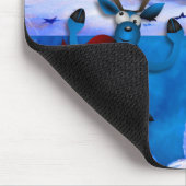 Snowman Mouse Pad Mousepad (Ecke)