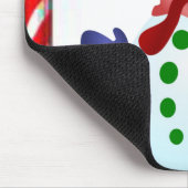 Snowman Mouse Pad Mousepad (Ecke)