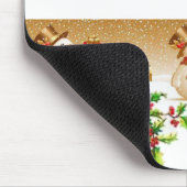 Snowman Mouse Pad Mousepad (Ecke)