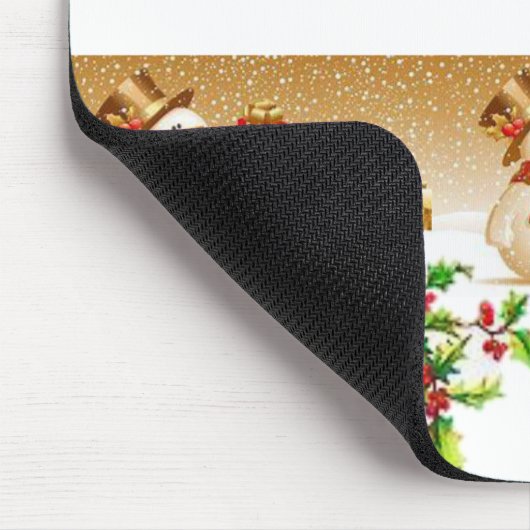 Snowman Mouse Pad Mousepad (Ecke)