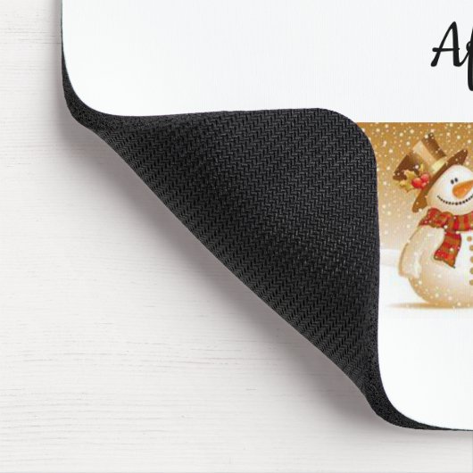 Snowman Mouse Pad Mousepad (Ecke)