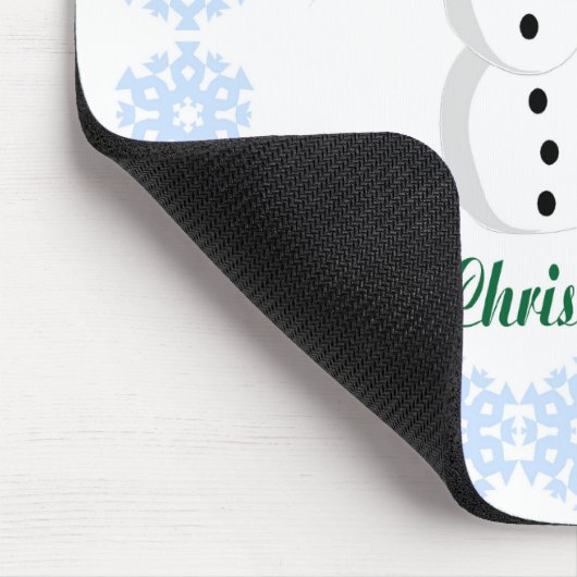 Snowman Mouse Pad Mousepad (Ecke)