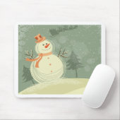 Snowman Mousepad (Mit Mouse)
