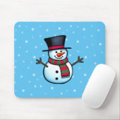 Snowman Mousepad (Mit Mouse)