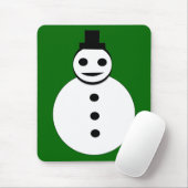 Snowman Mousepad lächelt Weihnachten (Mit Mouse)