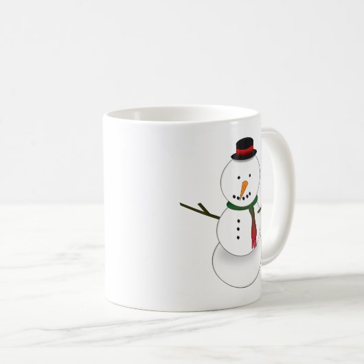 Snowman Mug Kaffeetasse (VorderseiteRechts)