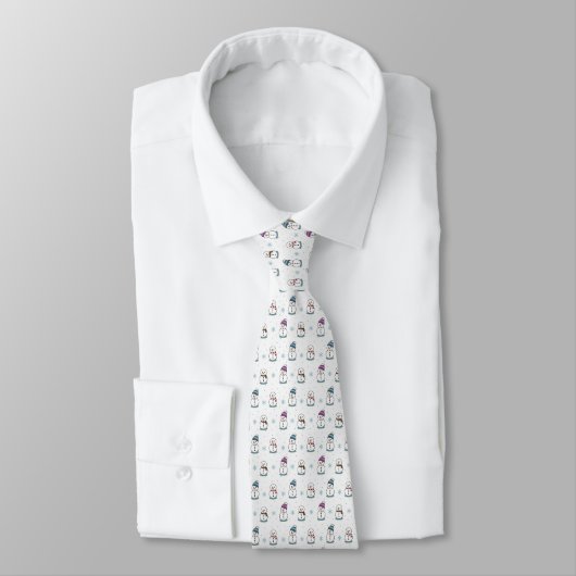 Snowman Neck Tie Krawatte (Gebunden)