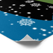 SNOWMAN NIEDLICHE GESICHT POSTER (Ecke)
