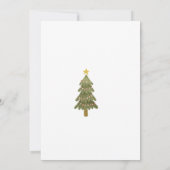 Snowman Niedliches Weihnachtsfest Party Einladung (Rückseite)