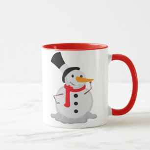 Snowman Nose Touch Weihnachten Tasse! Tasse