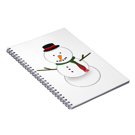 Snowman Notebook Notizblock (Rechte Seite)