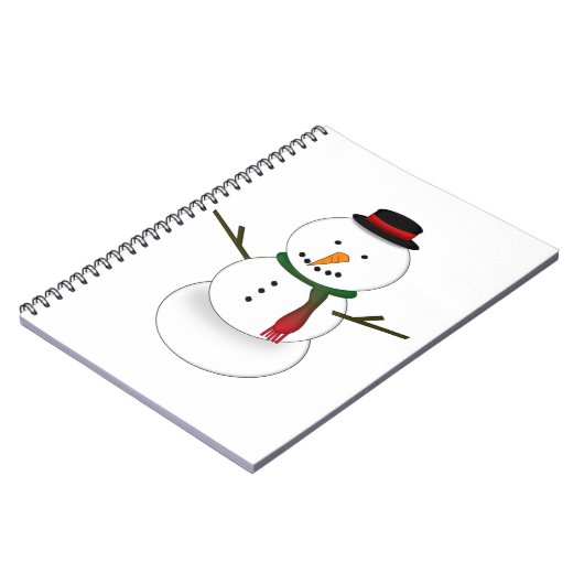 Snowman Notebook Notizblock (Linke Seite)