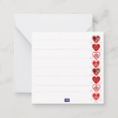 Snowman Notecard Mitteilungskarte (Rückseite)