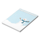 Snowman Notepad Notizblock (Rotiert)
