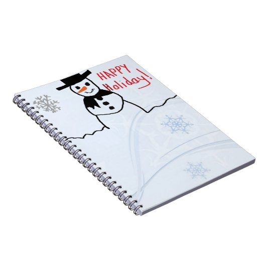 Snowman Notizblock (Rechte Seite)