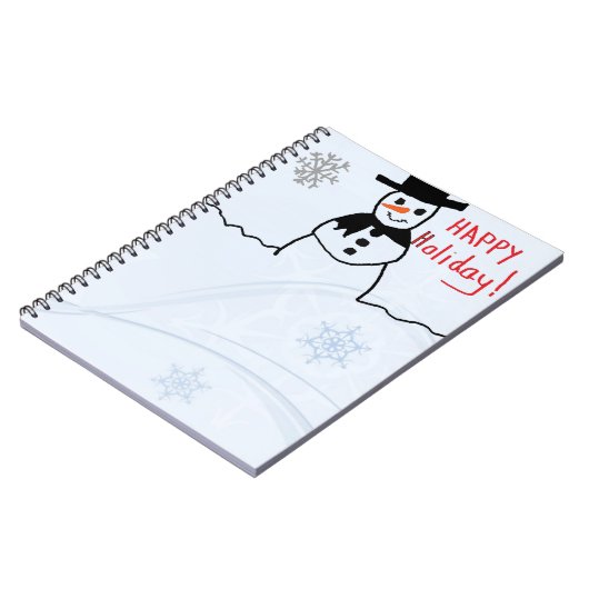 Snowman Notizblock (Linke Seite)