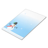 Snowman Notizblock (angewinkelt)