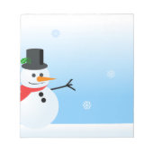 Snowman Notizblock (Vorderseite)