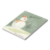 Snowman Notizblock (Rotiert)