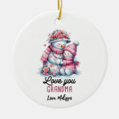 Snowman Oma Ornament (Vorne)