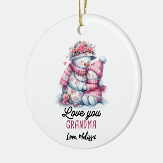 Snowman Oma Ornament (Links)