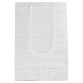 Snowman on Christmas Joy Mittlere Geschenktüte (Rückseite)