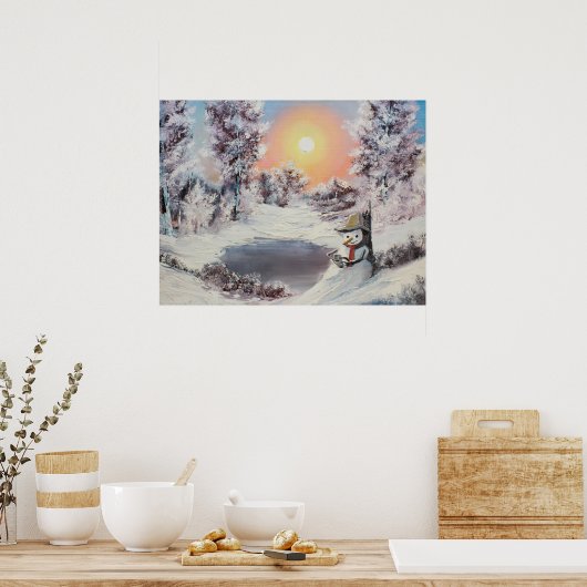 Snowman online poster (Küche)