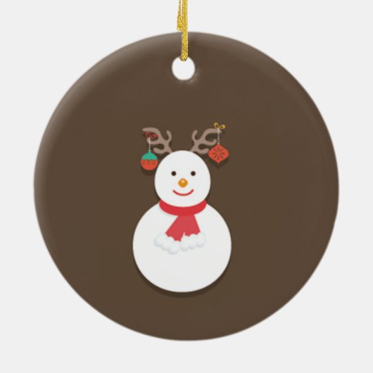 Snowman Ornament (Hinten)