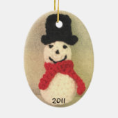 Snowman Ornament (Hinten)