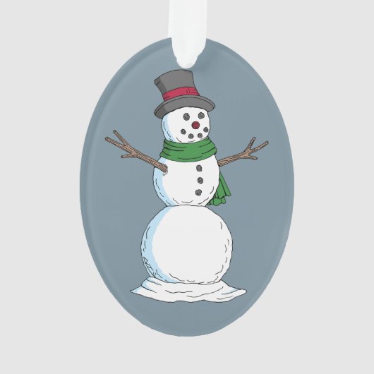 Snowman Ornament (Rückseite)