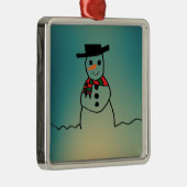 Snowman Ornament Aus Metall (Rechts)