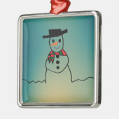 Snowman Ornament Aus Metall (Links)