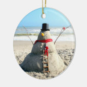 Snowman-Ornament Florida Keramik Ornament (Links)
