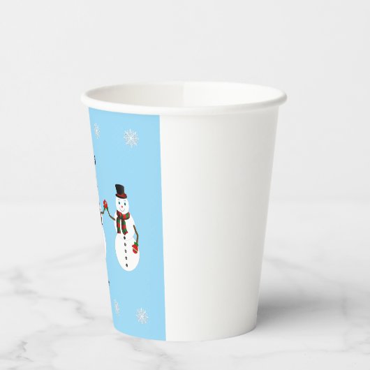 Snowman Paper cup Pappbecher (Links)