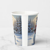 Snowman Paper Cups HAMbyWG Pappbecher (Links)