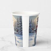Snowman Paper Cups HAMbyWG Pappbecher (Rechts)