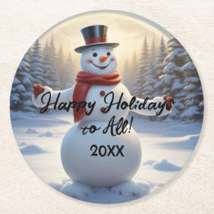 Snowman Paper Untersetzer HAMbyWG