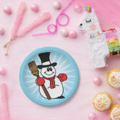 Snowman-PapierTeller Pappteller (Party)