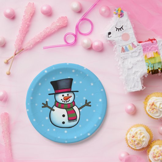 Snowman Pappteller (Party)