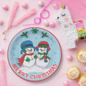 Snowman Pappteller (Party)