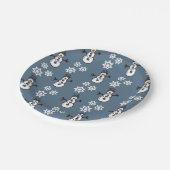 Snowman Pappteller (Schrägansicht)