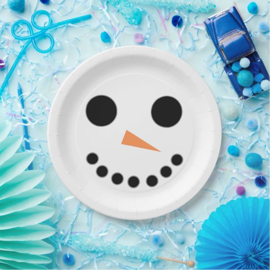 Snowman Pappteller (Party)